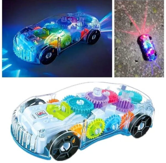 360° Rotating Future Musical Car Toy With Lights – For Kids, Boys & Girls