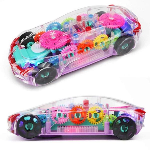 360° Rotating Future Musical Car Toy With Lights – For Kids, Boys & Girls