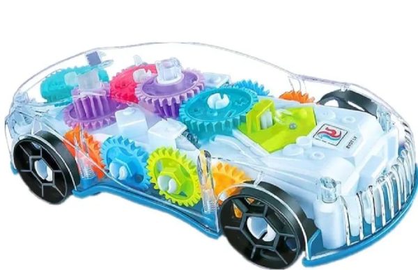 360° Rotating Future Musical Car Toy With Lights – For Kids, Boys & Girls