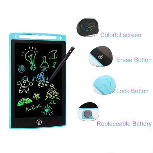 Lcd Writing Tablet For Kids – Digital Drawing Pad – Erasable Writing Board – Writing Pad (random Color)