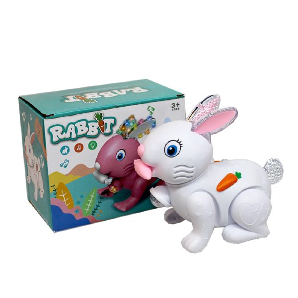 Electric Rabbit Toy For Kids – Light & Sound, Educational & Musical Play