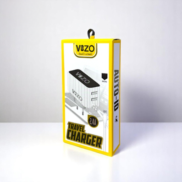 Kw300 2.4a Fast Travel Charger | Android Phone Charger With Data Cable -kw300 – Dual Usb Wall Charger With Built-in Micro Usb Cable – Charger For Mobile Phone