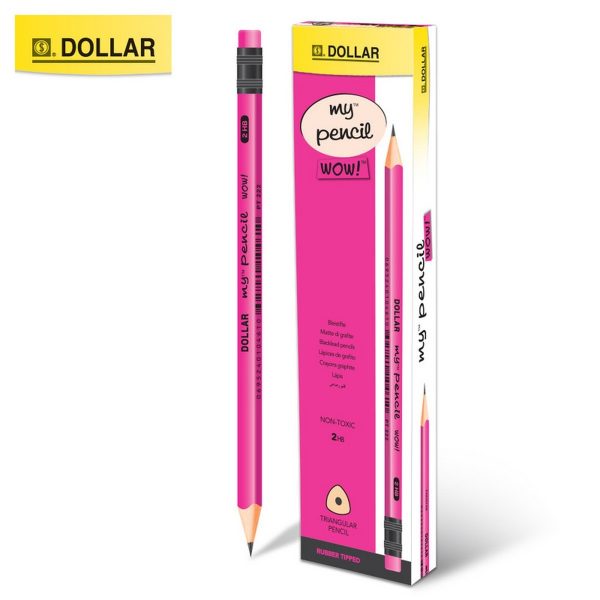 My Pencil With Eraser – Pack Of 12 | Smooth Writing, Durable, Built-in Eraser | Perfect For Students, Office, Drawing & Everyday Use (random Color)