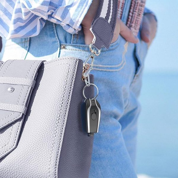 Product details of Keychain Portable Charger, Mini Power Emergency Pod Key Ring Cell Phone Charger, Ultra-Compact External Fast Charging Power Bank Battery Pack