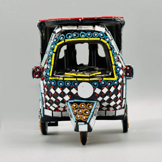 Rikshaw Art Glass Work Rikshaw Colorful Art Antique Decoration Items.for Home Office