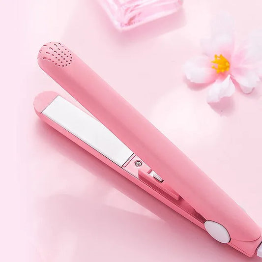 Mini Hair Straightener – Lightweight & Portable Travel Styling Tool | Medium Heat | High/Low Speed Settings | Corded Electric | Multicolor | ABS Plastic