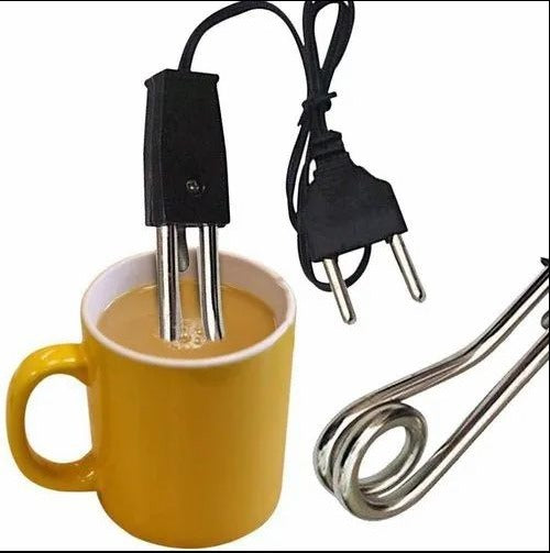 Mini Electric Portable Heating Rod For Instant Water Heating | Compact Travel Immersion Heater For Home, Office, And Outdoor Use (Random Color)