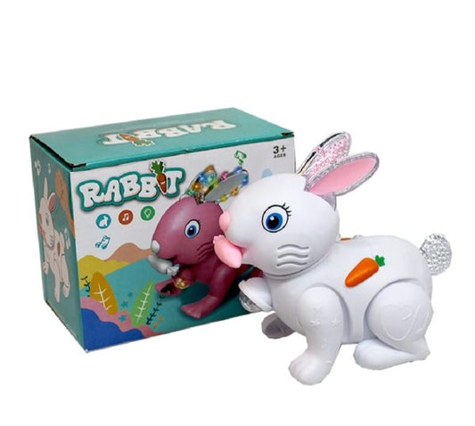 Electric Rabbit Toy For Kids – Light & Sound, Educational & Musical Play