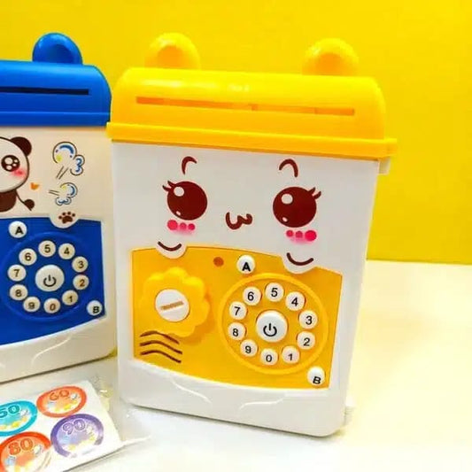 Musical Cartoon Money Safe Bank For Kids – Fun, Secure & Interactive Savings Vault!