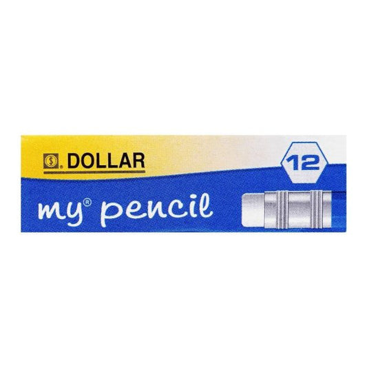 My Pencil With Eraser – Pack Of 12 | Smooth Writing, Durable, Built-in Eraser | Perfect For Students, Office, Drawing & Everyday Use (random Color)