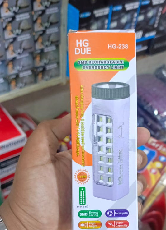 Rechargeable Smd Flashlight, Hg-238, High Quality, Durable Study Torch Lamp Light, Long Range
